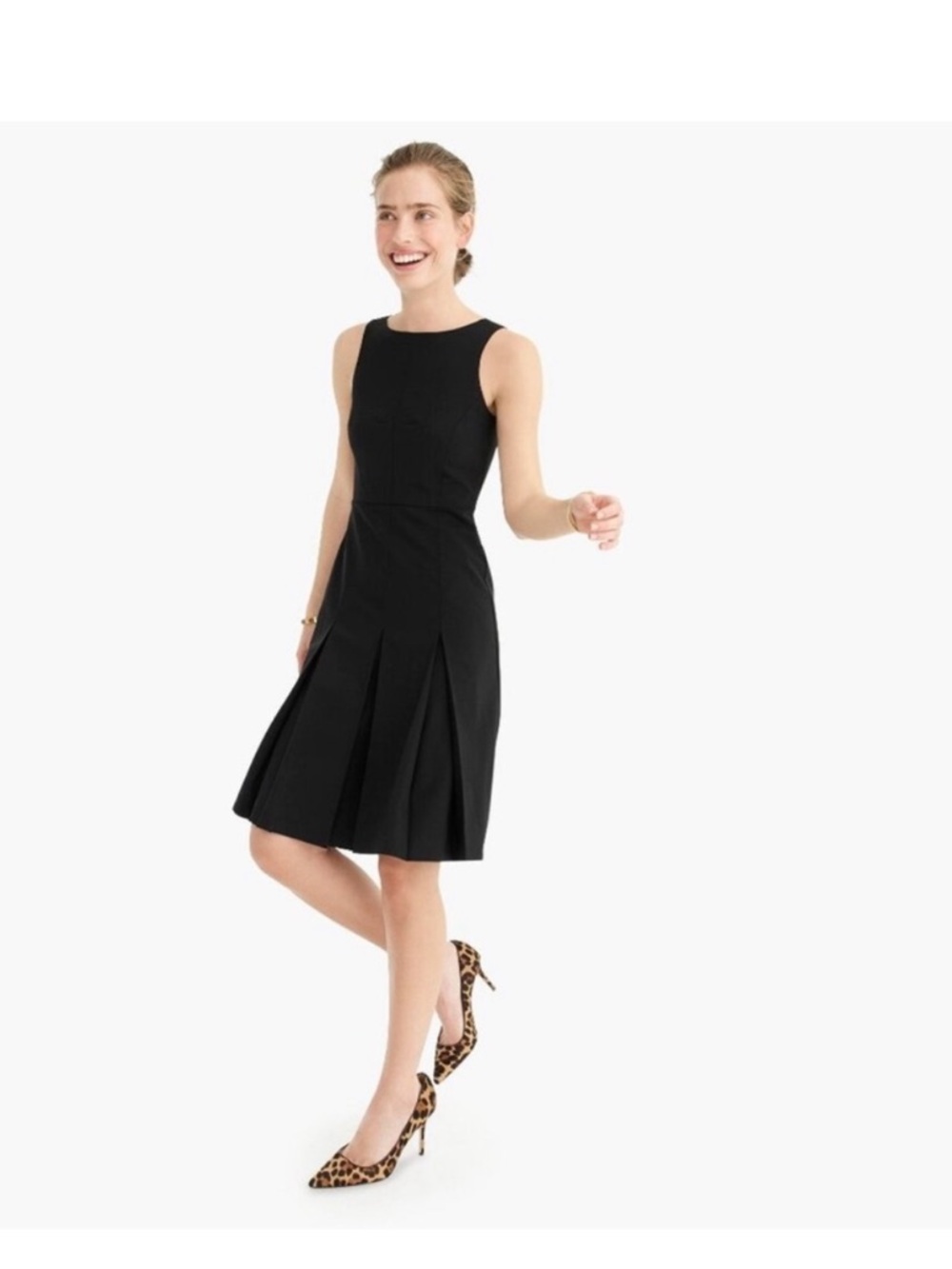 J.Crew 365 Sleeveless Aline black dress size 2